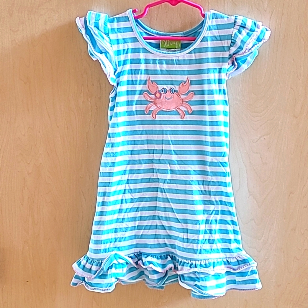 Applique Crab Dress